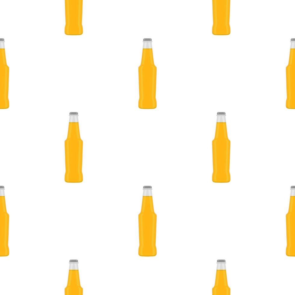 Illustration on theme seamless beer glass bottles with lid for brewery vector