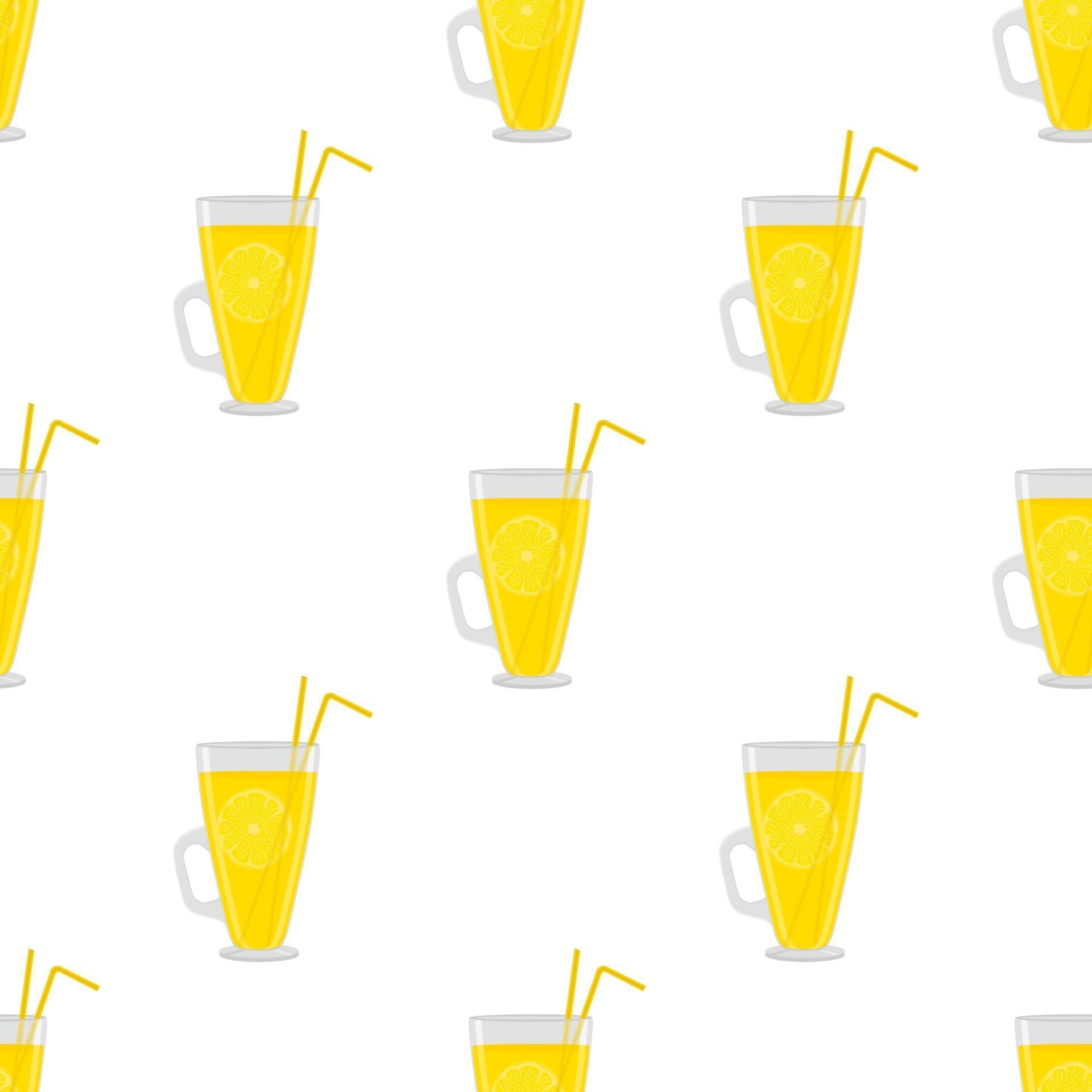 Illustration on theme big colored lemonade in glass cup 3030177 Vector