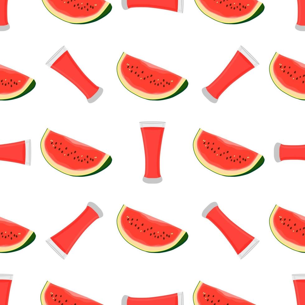 Illustration on theme colored lemonade in watermelon cup vector