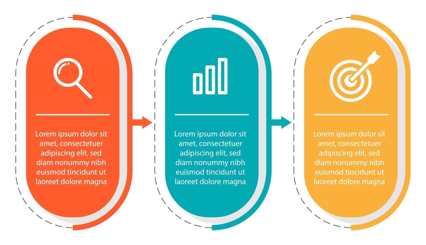 Business Concept with 3 Options vector