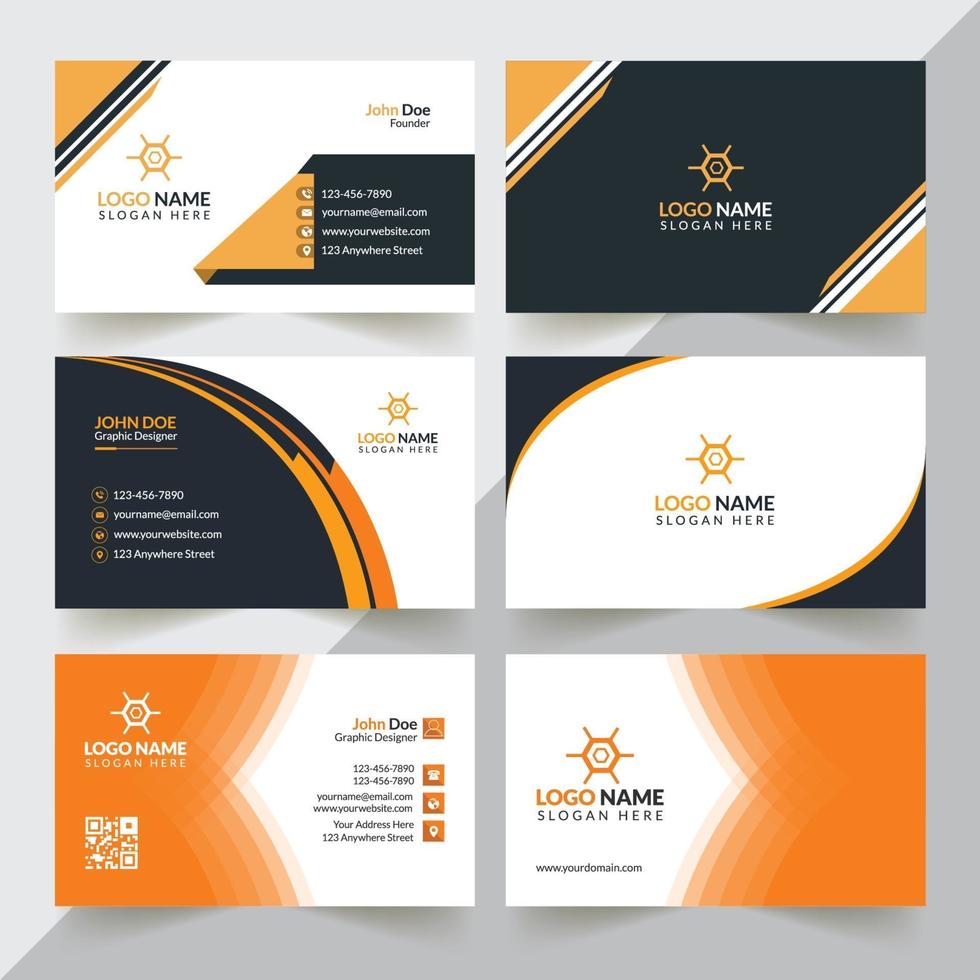 Business Card Design Template vector
