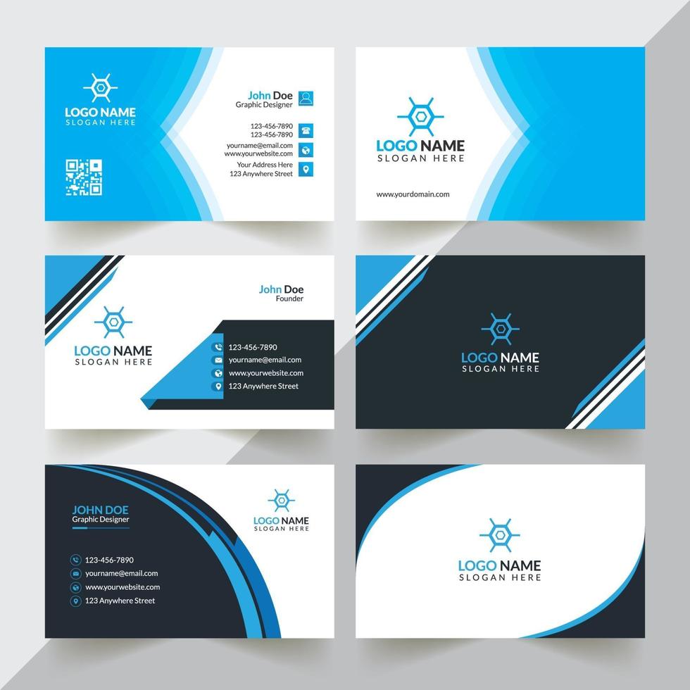Creative And Corporate Business Card Design Template vector