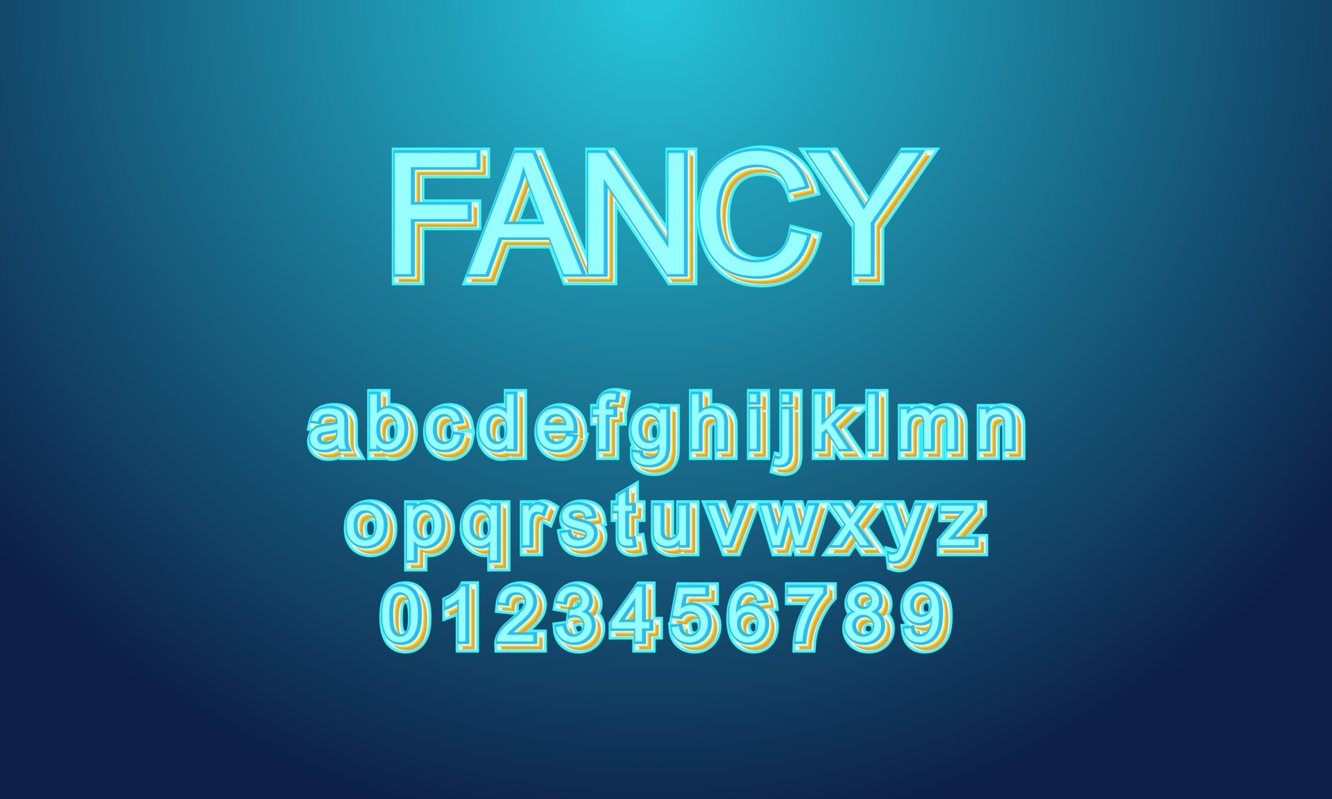 Fancy Font Alphabet 3031157 Vector Art At Vecteezy