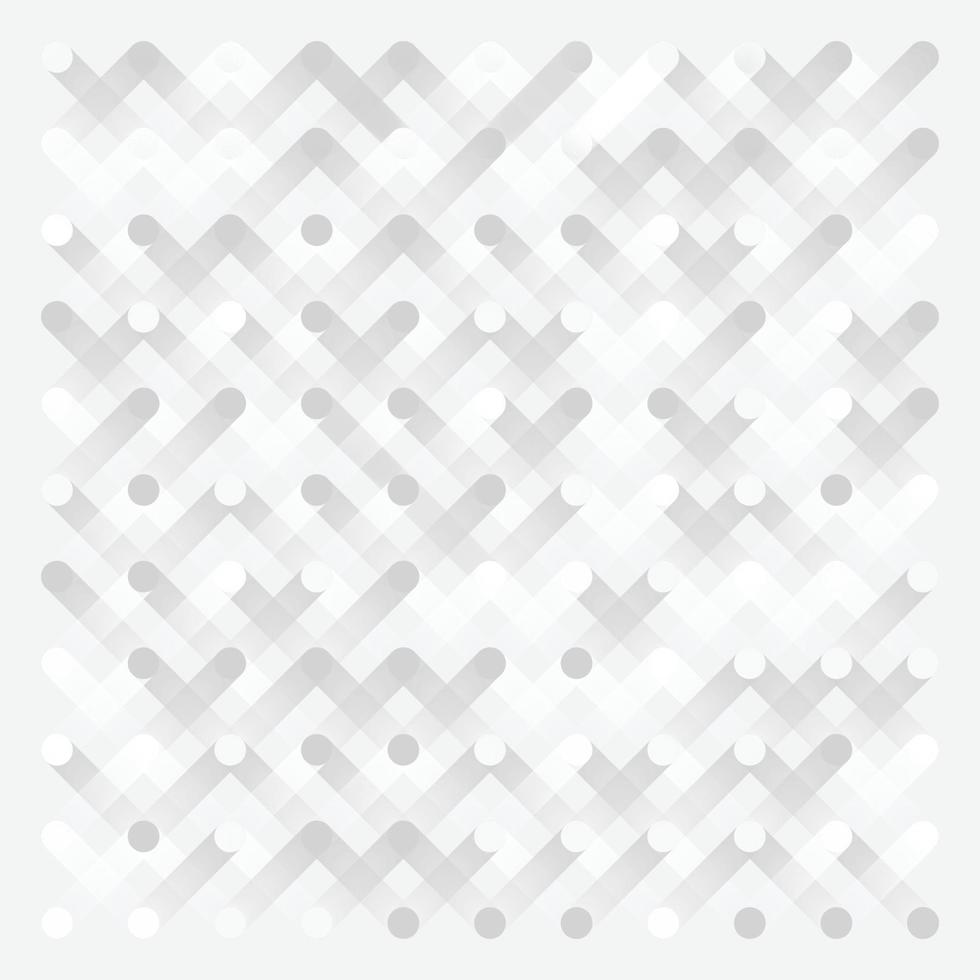 Patrón de línea cruzada de diseño de tecnología de línea gris y blanca abstracta. vector
