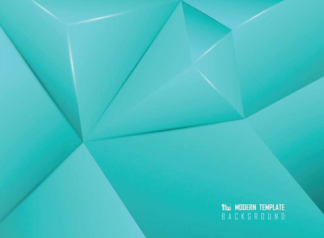 Abstract blue polygonal design artwork decorative pattern. vector