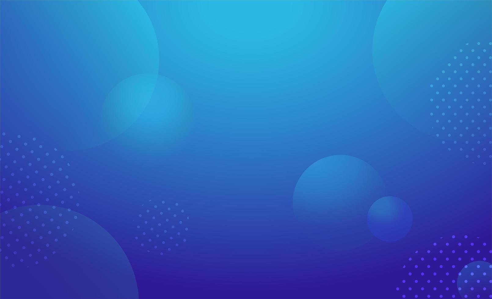 Abstract blue wide background with radial blurred gradient vector