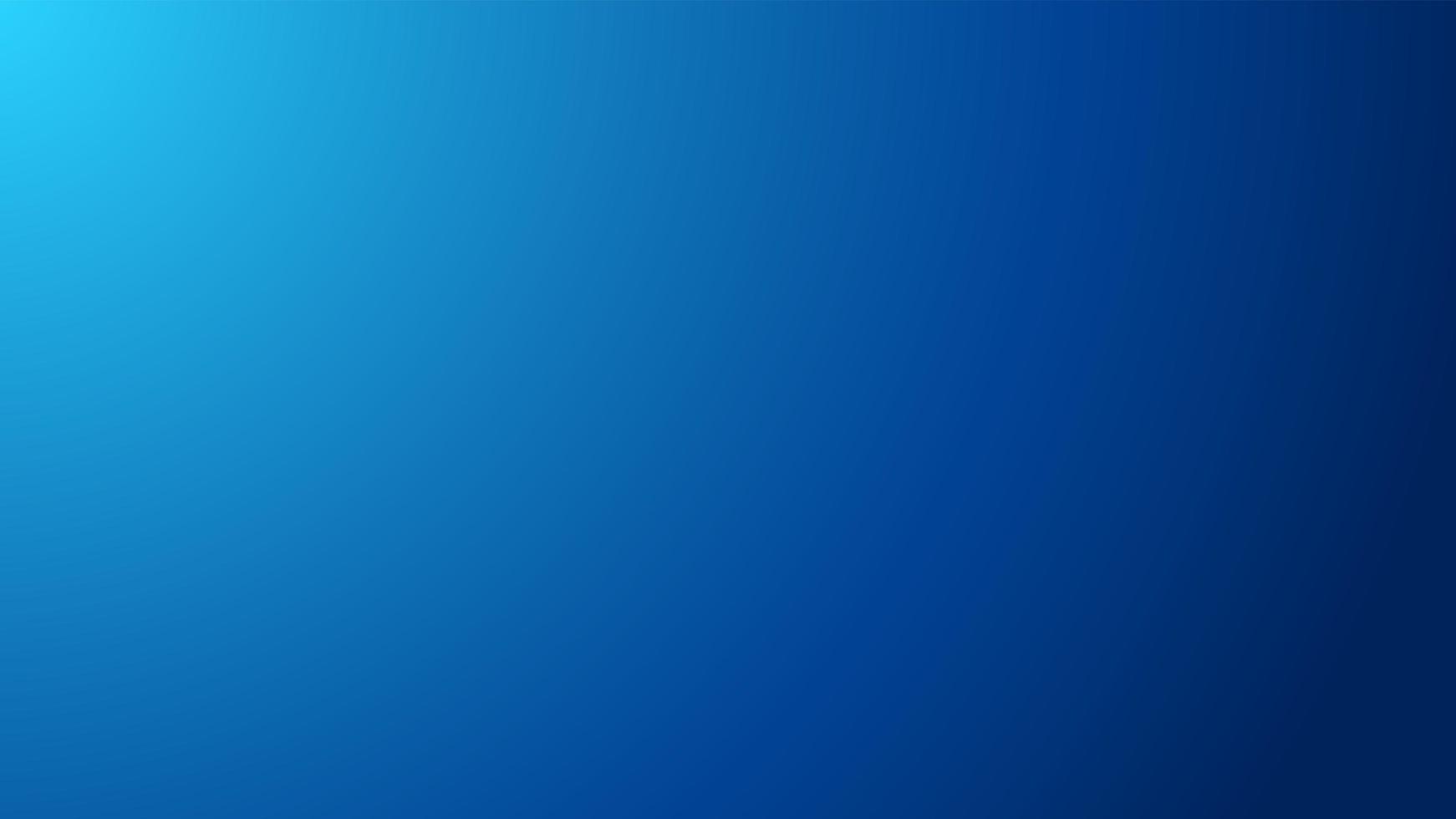 Blue wide background with radial blurred gradient vector