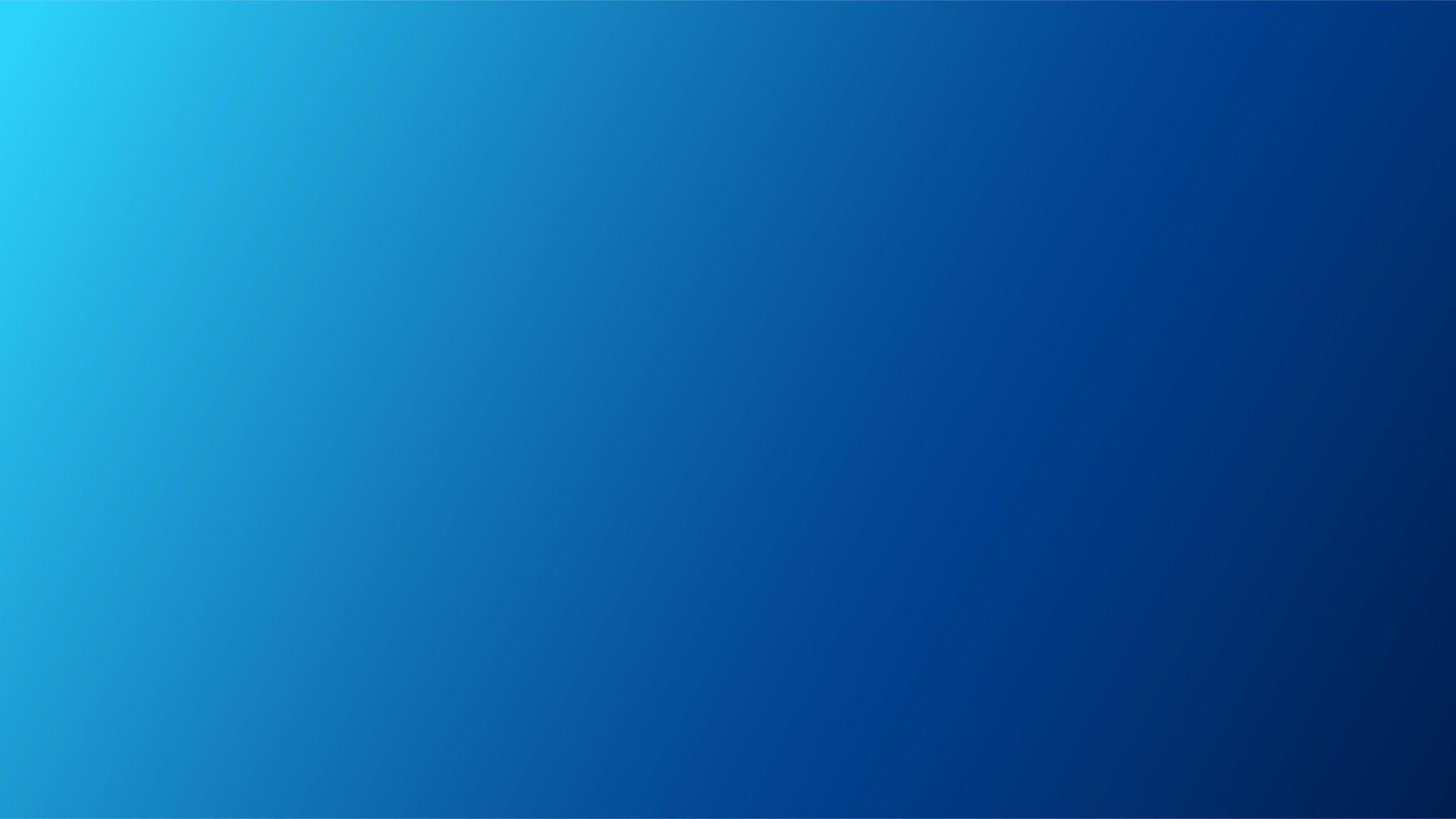 Blue wide background with linear blurred gradient vector