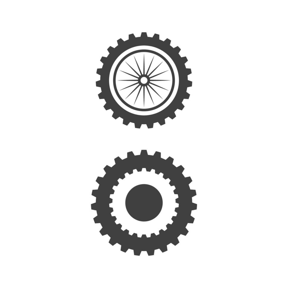 Gear vector icon illustration design