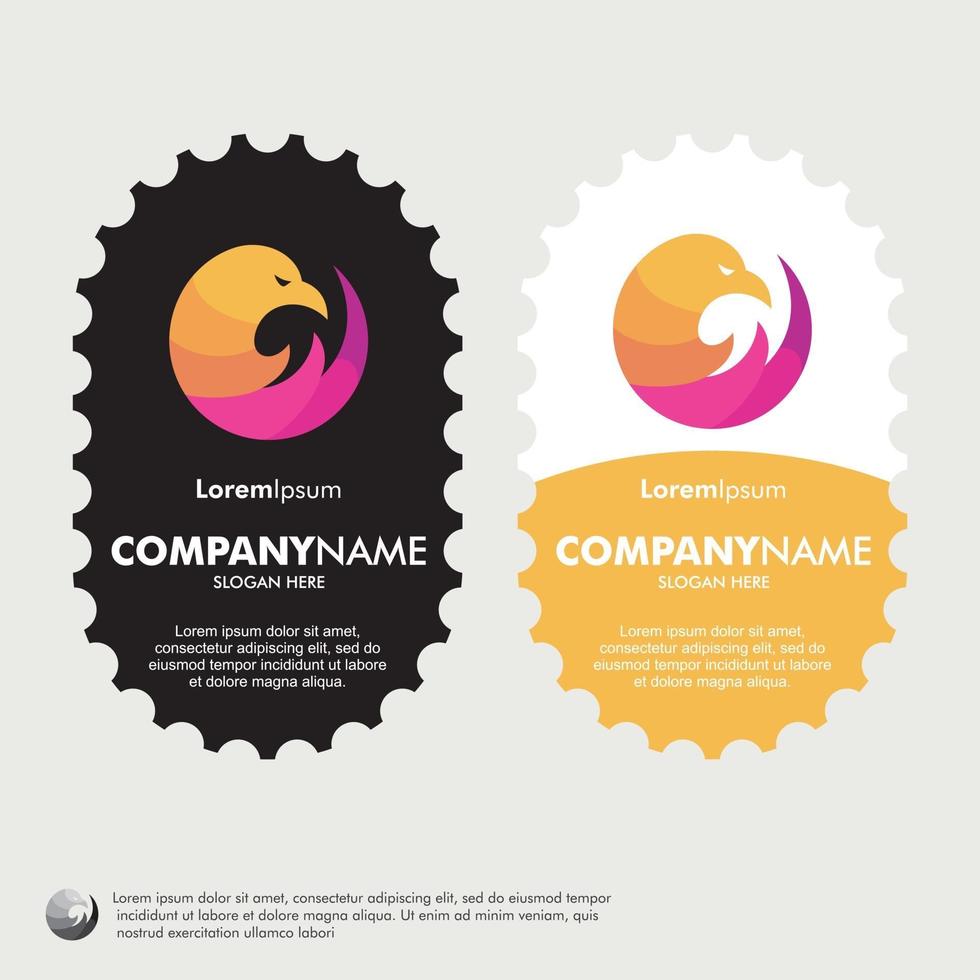Bird logo design vector