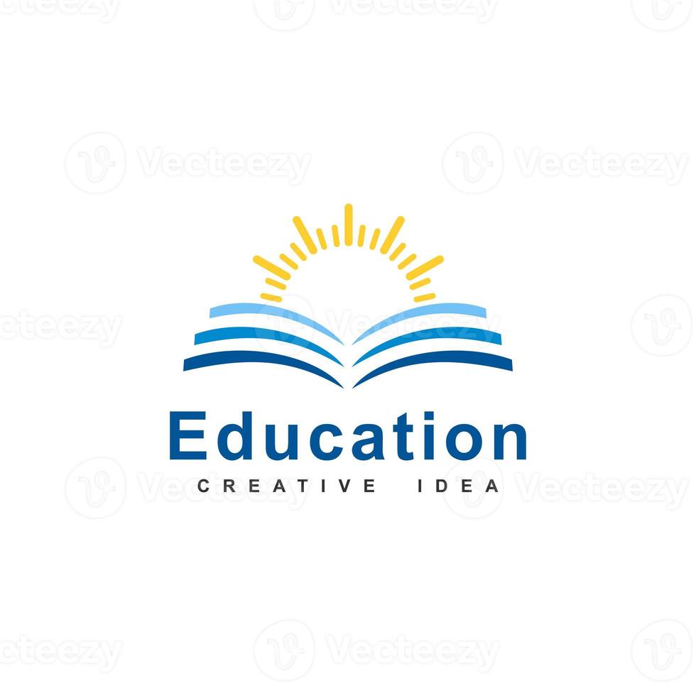 Education logo template design vector icon illustration. photo