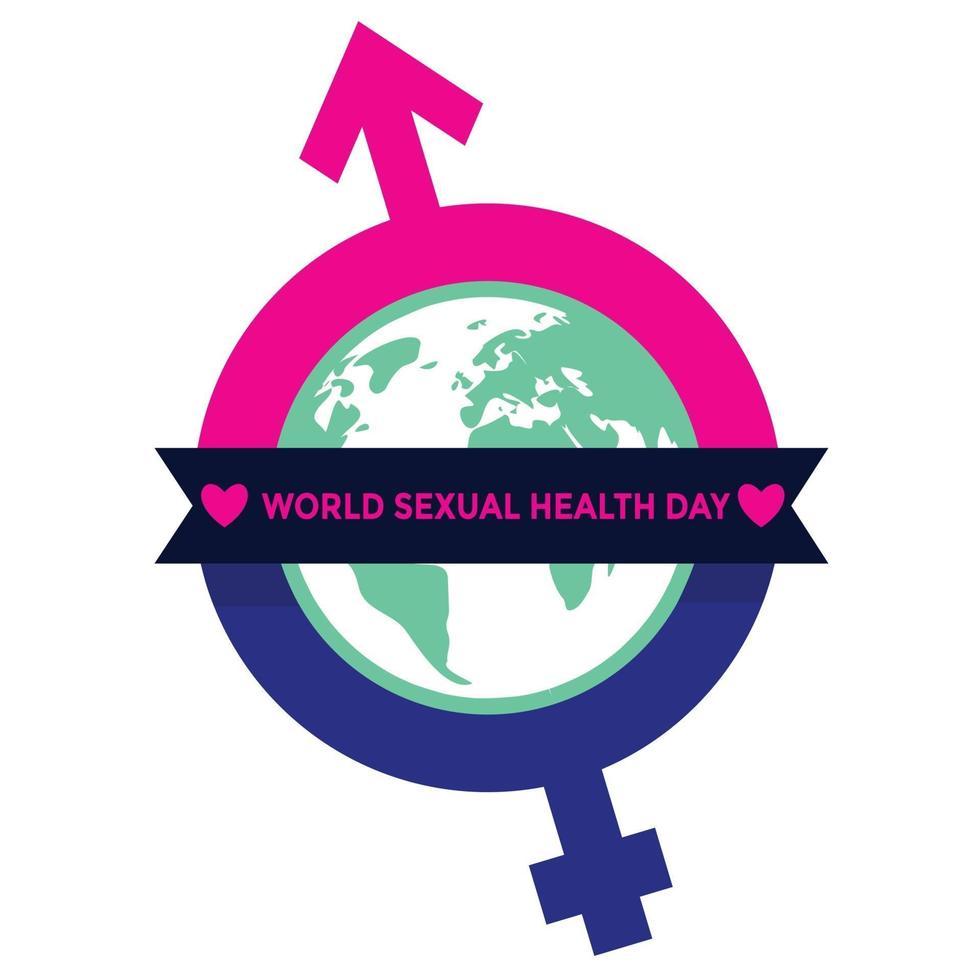 banner del día mundial de la salud sexual vector