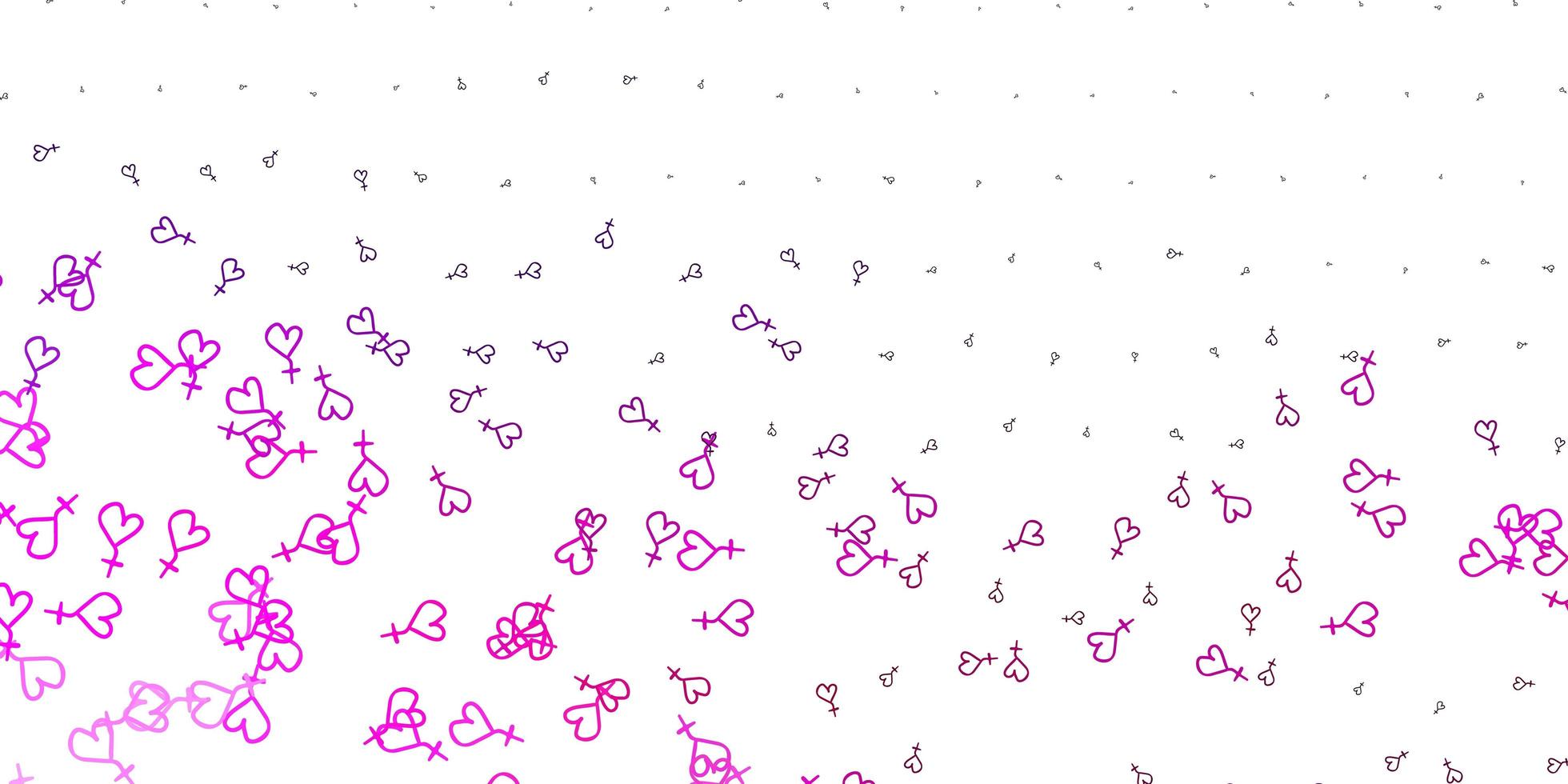 Light Purple, Pink vector texture with women's rights symbols.