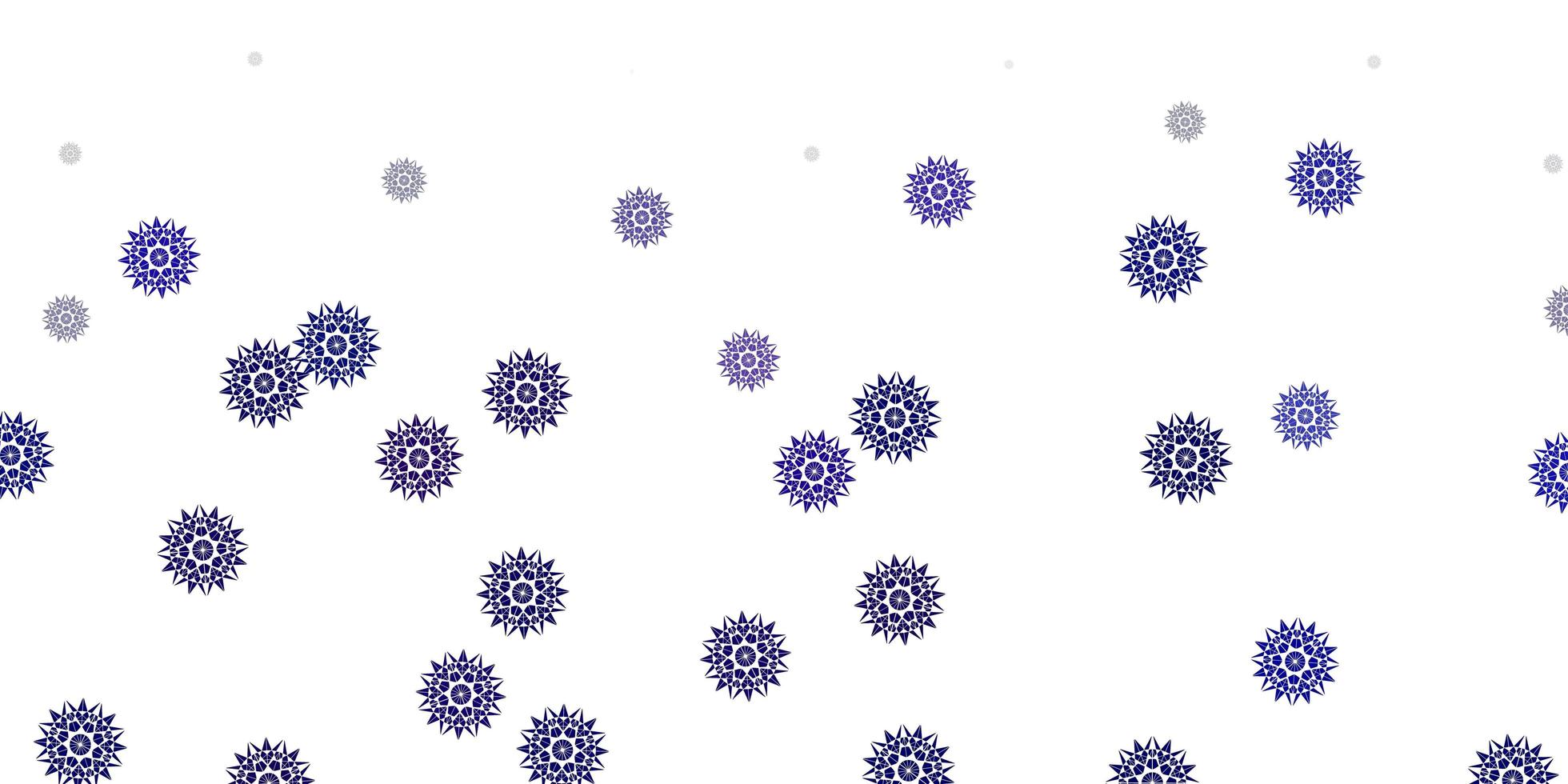Light blue vector background with christmas snowflakes.