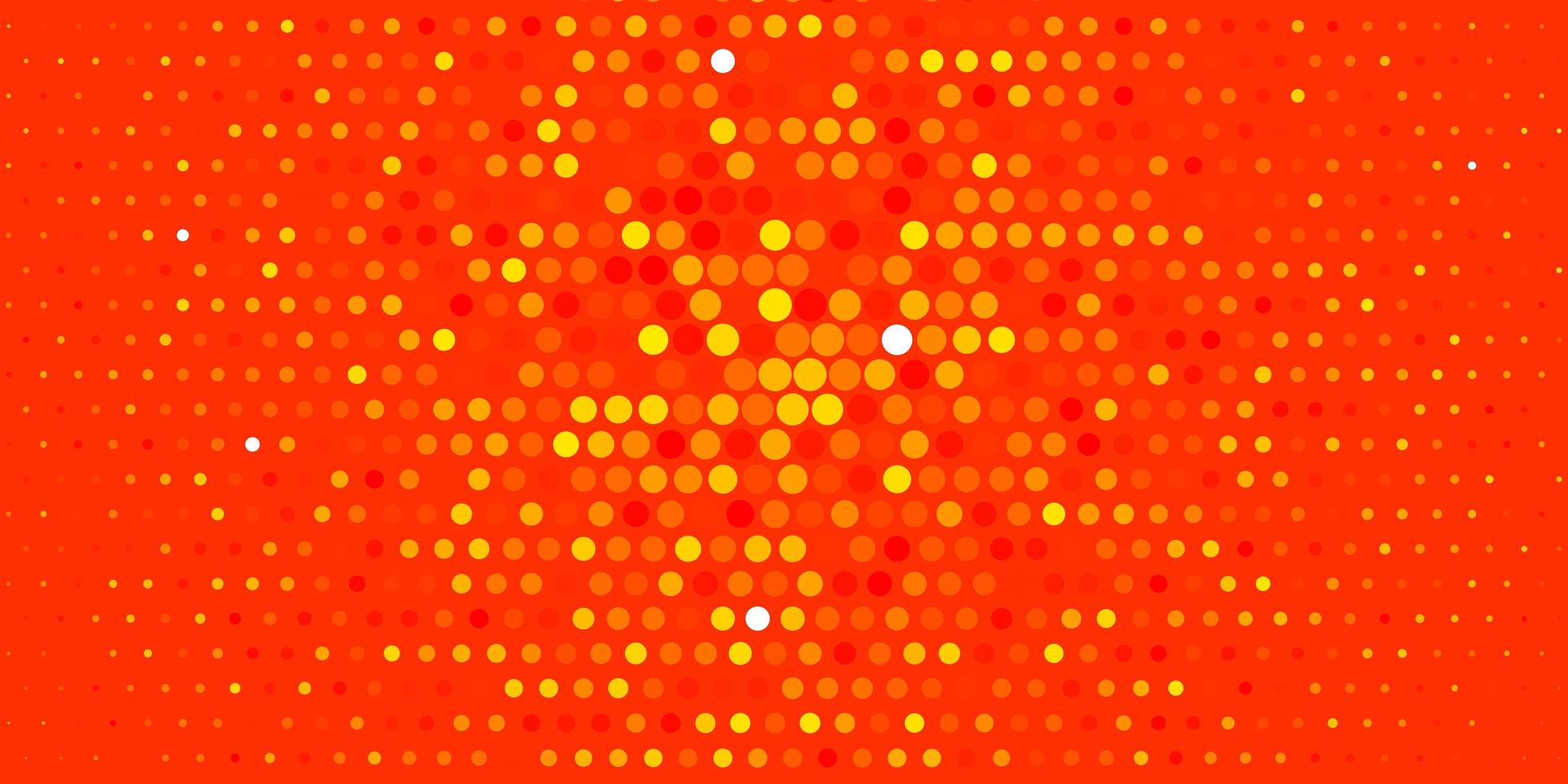 Light Orange vector texture with disks.