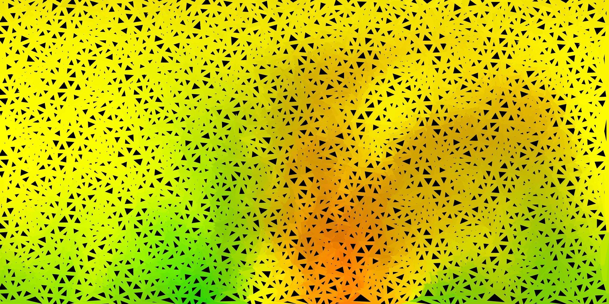 Dark green, yellow vector poly triangle texture.