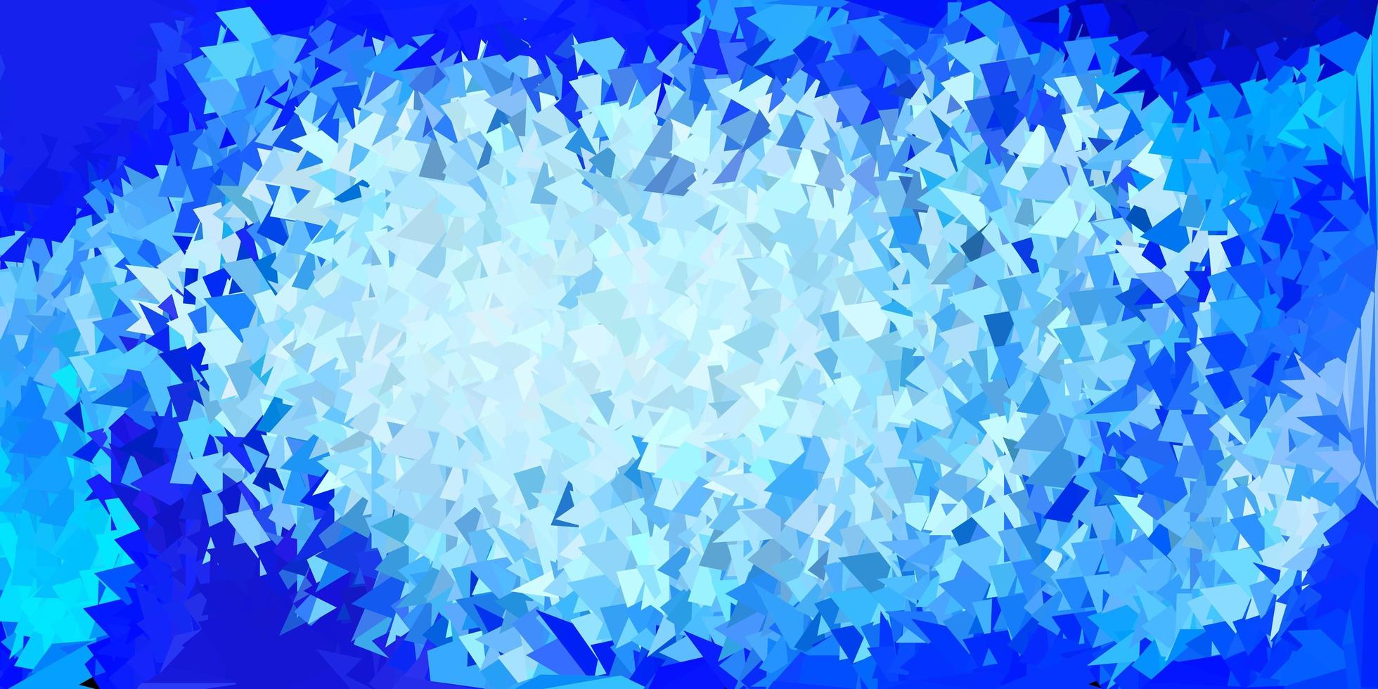 Light pink, blue vector poly triangle texture.