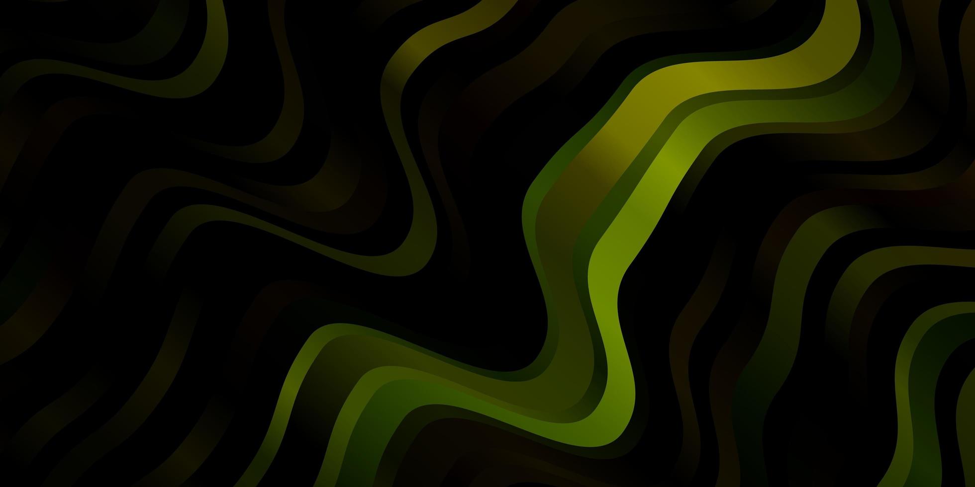 Dark Green vector backdrop with circular arc.