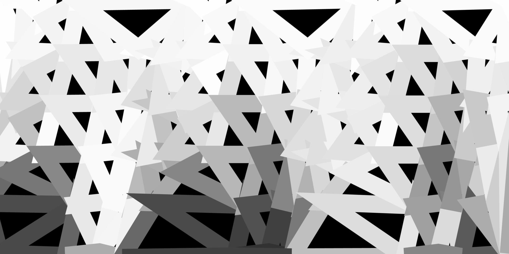 Fondo de triángulo abstracto vector gris claro.