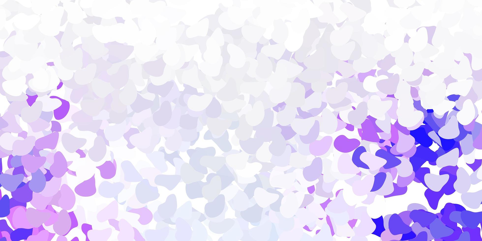 Light purple vector pattern with abstract shapes.