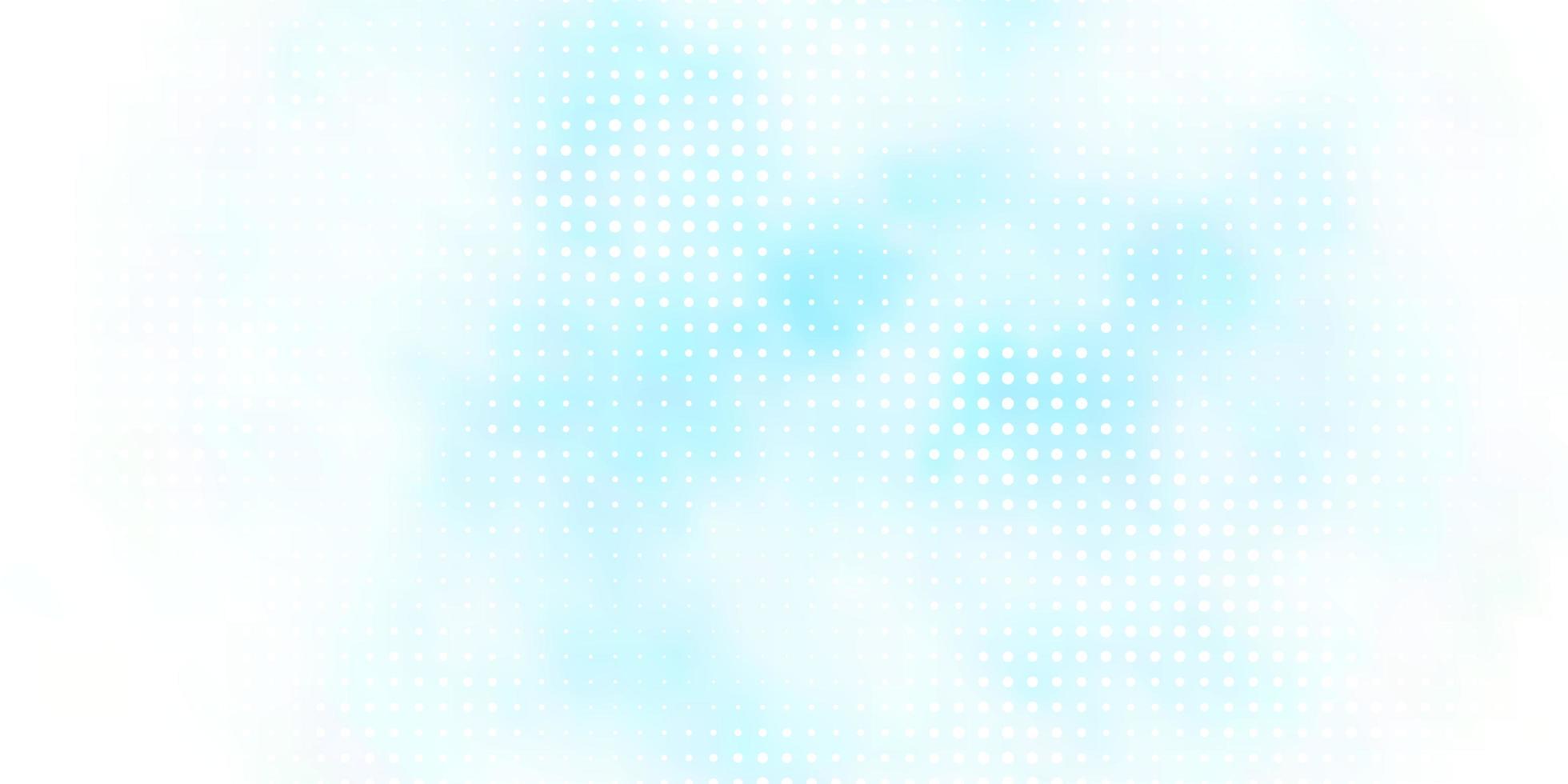 Light BLUE vector background with spots.