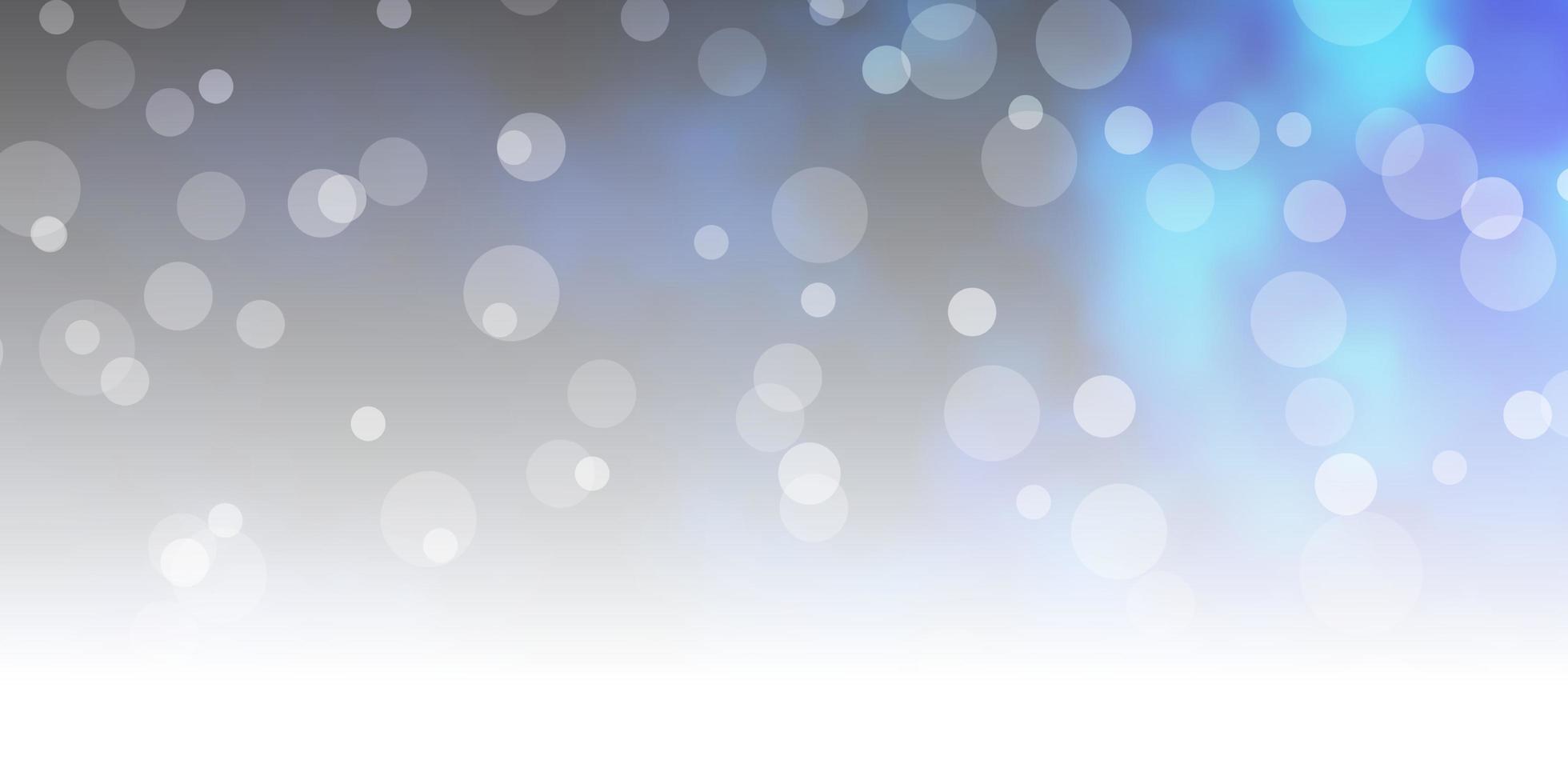 Dark BLUE vector background with circles.