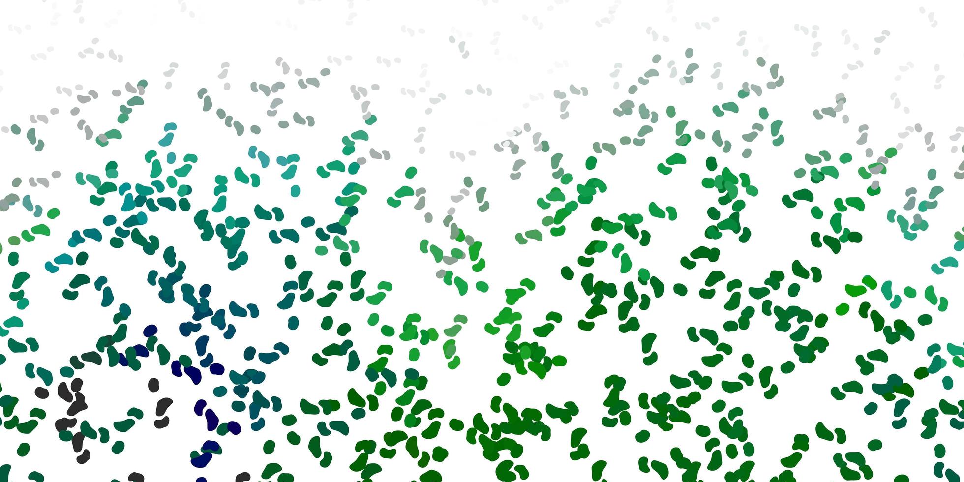 Light green vector background with random forms.