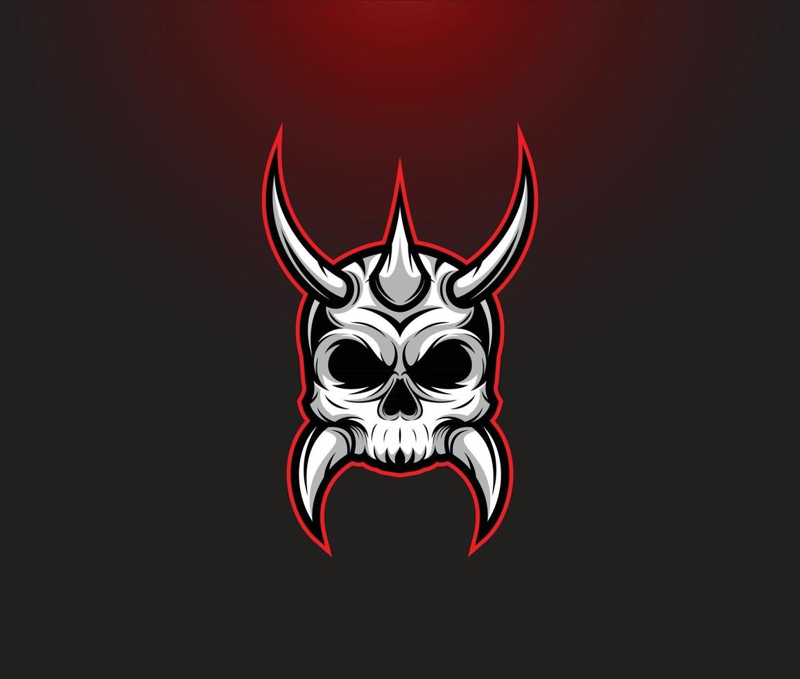 Skull mask vector