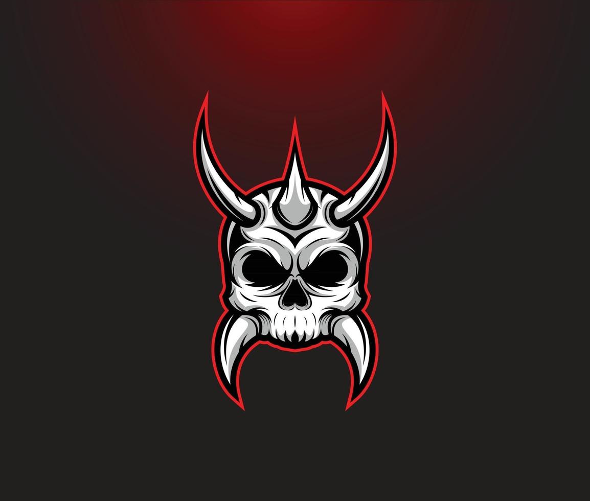 Skull mask vector