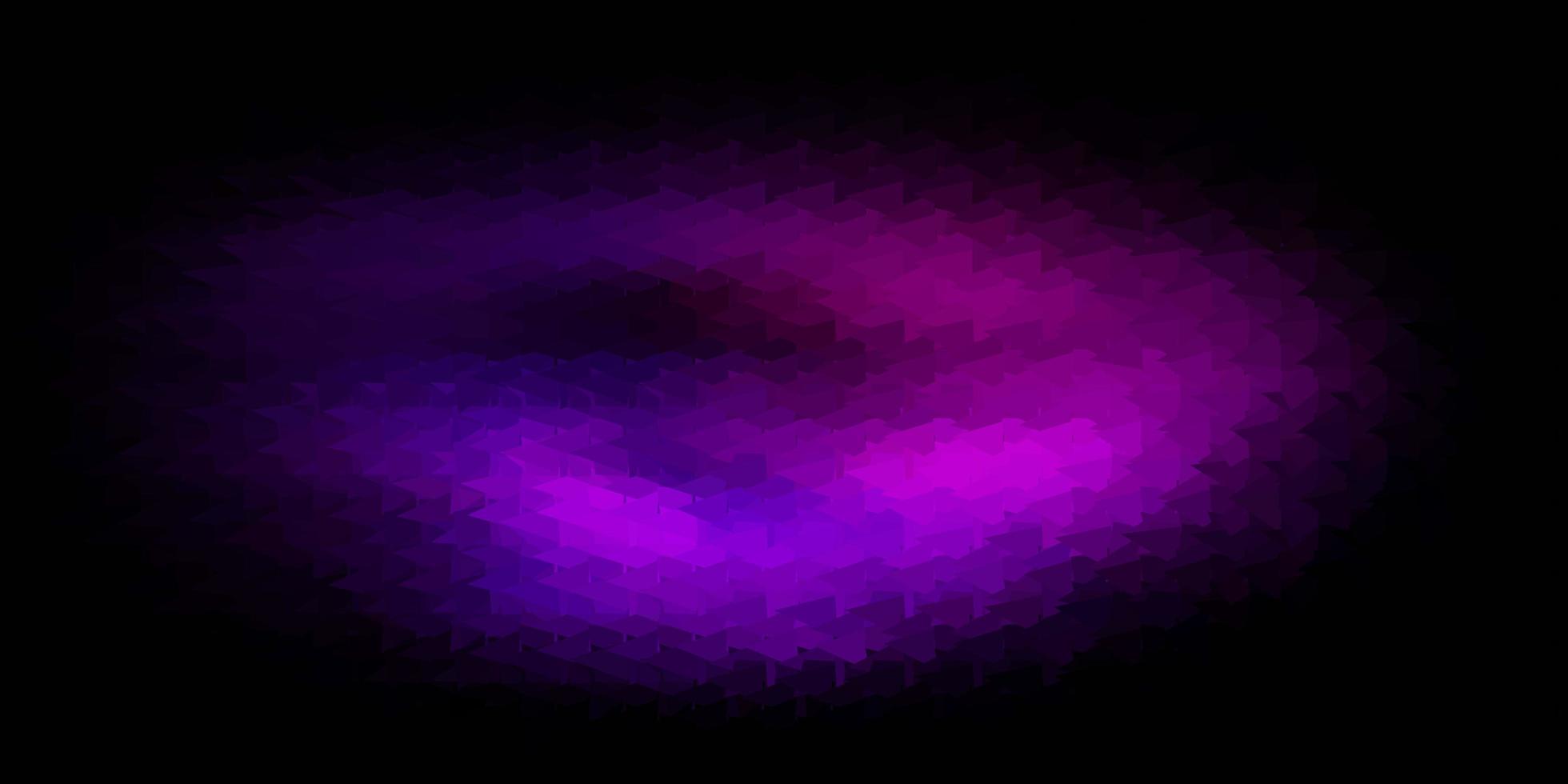 Dark purple vector gradient polygon wallpaper.