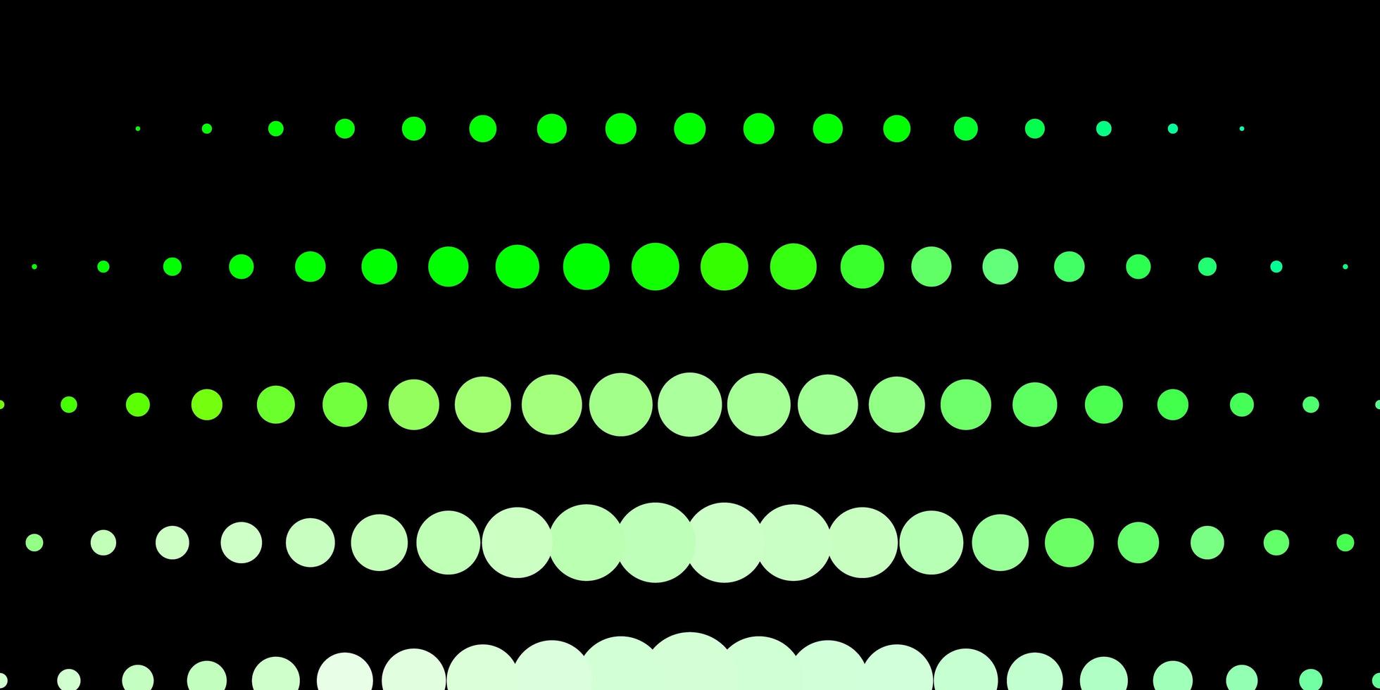 Dark Green vector template with circles.