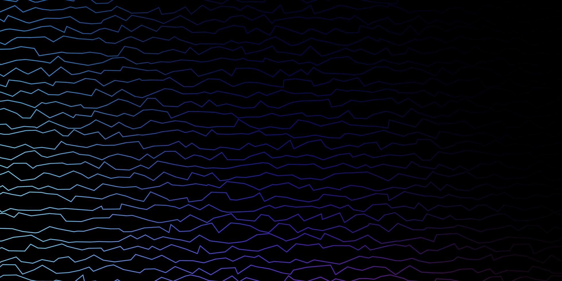 Dark Blue, Red vector background with wry lines.