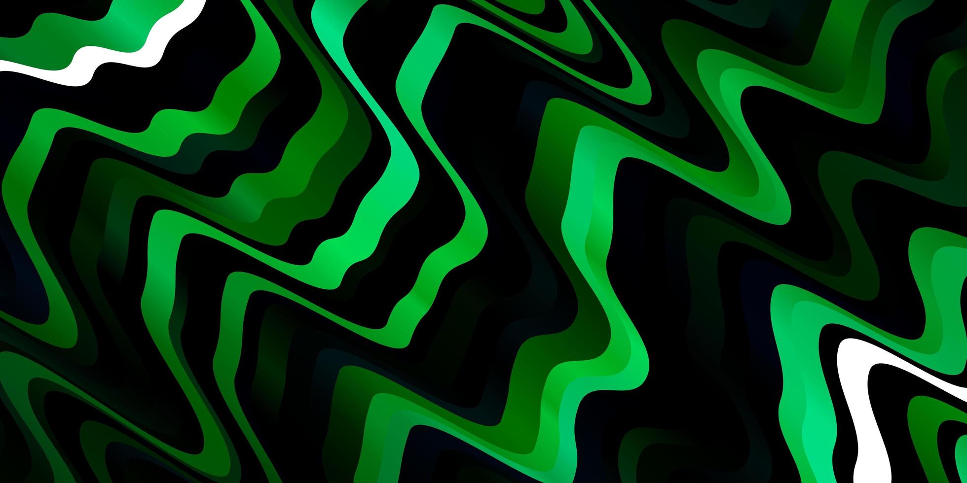 Light Blue, Green vector pattern with curves.