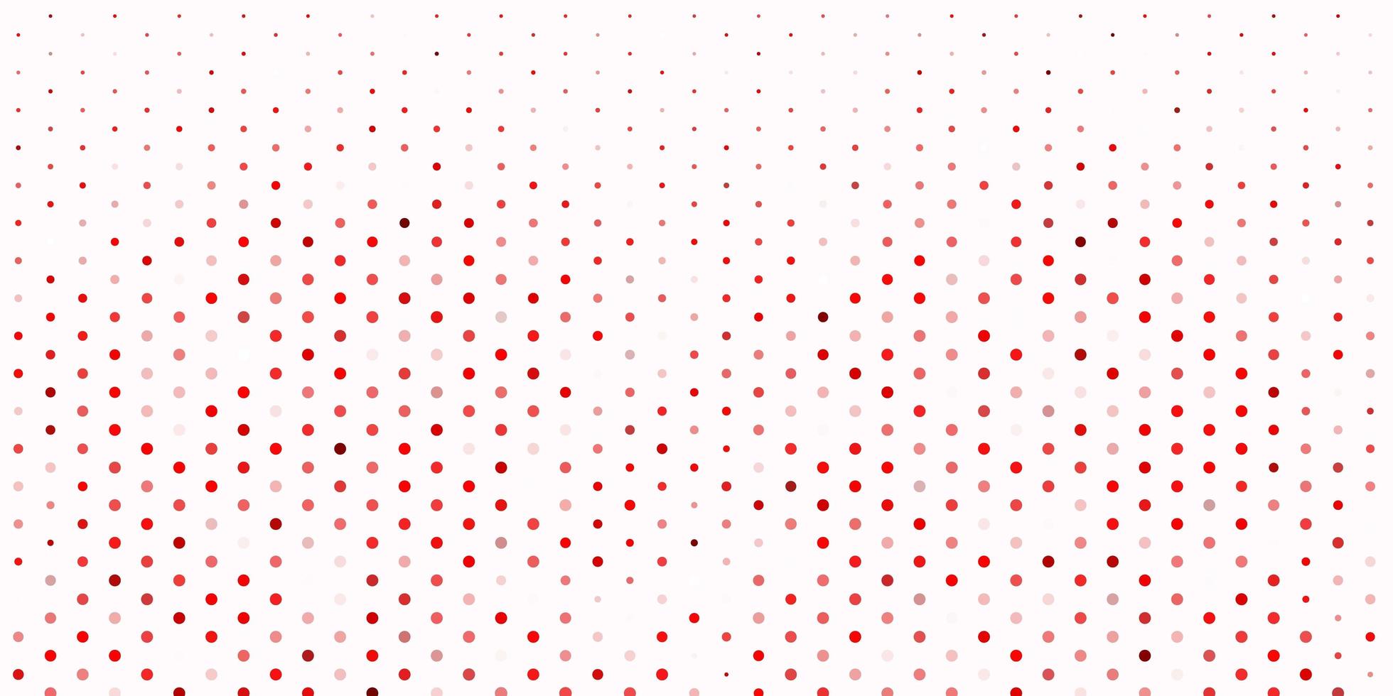 Light red vector background with spots.