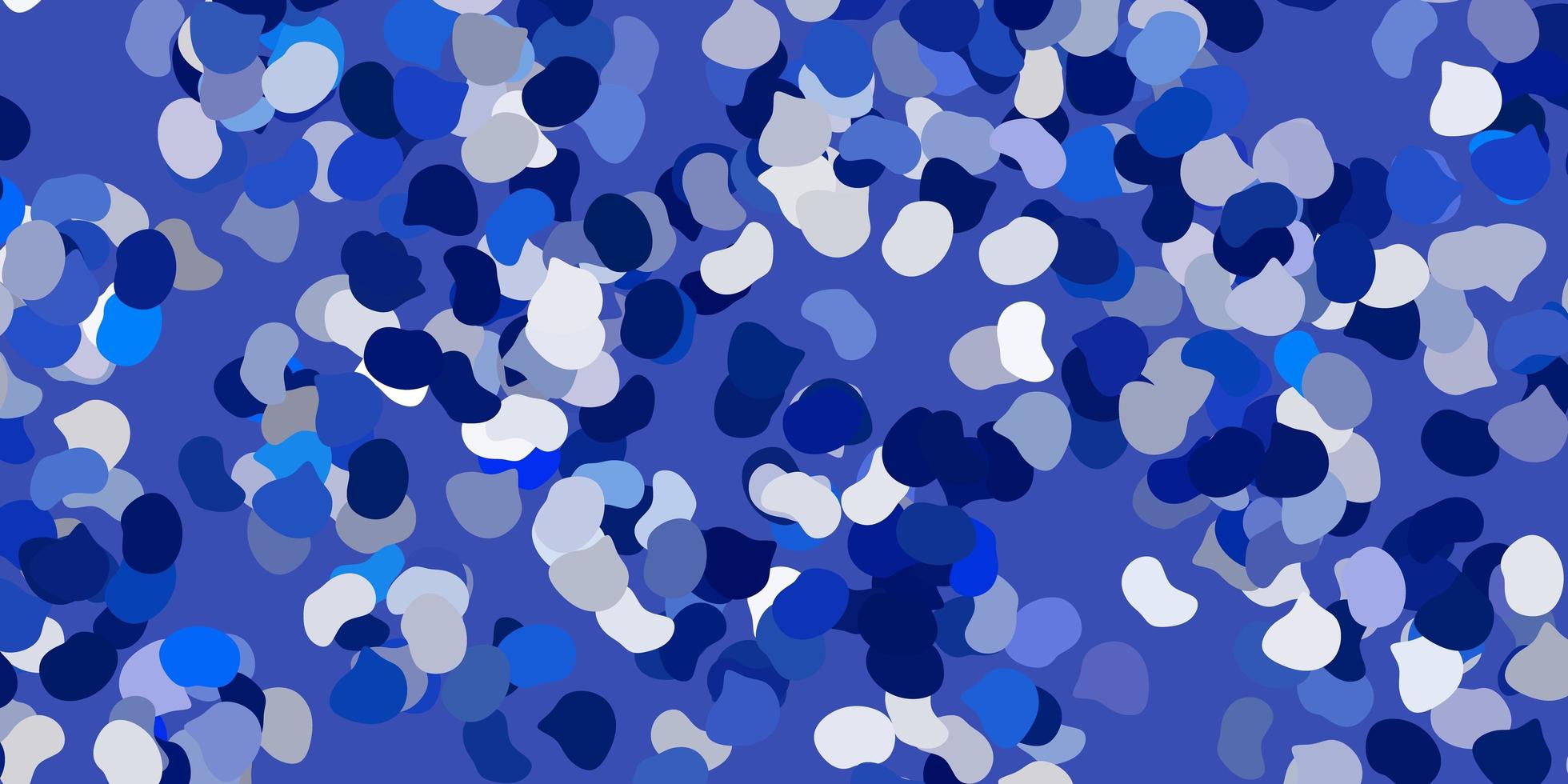 Light blue vector pattern with abstract shapes.