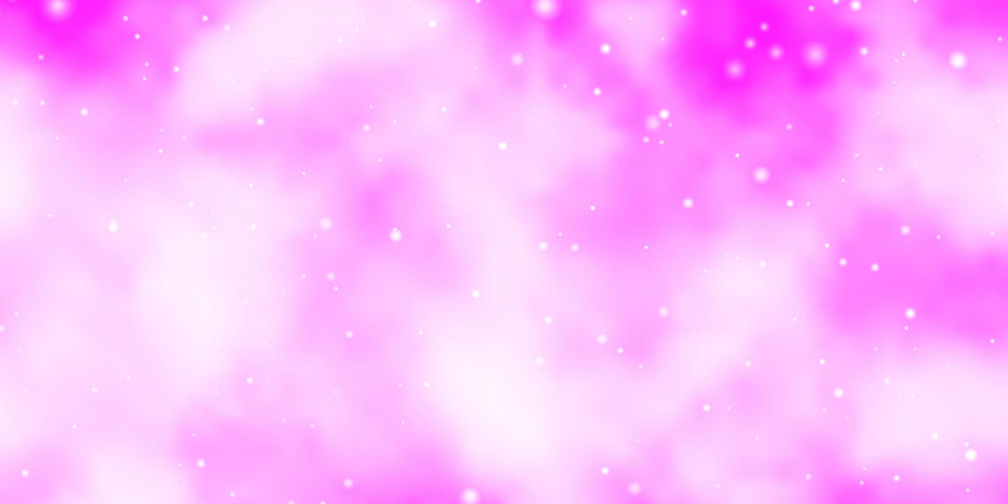 Light Purple vector layout with bright stars.