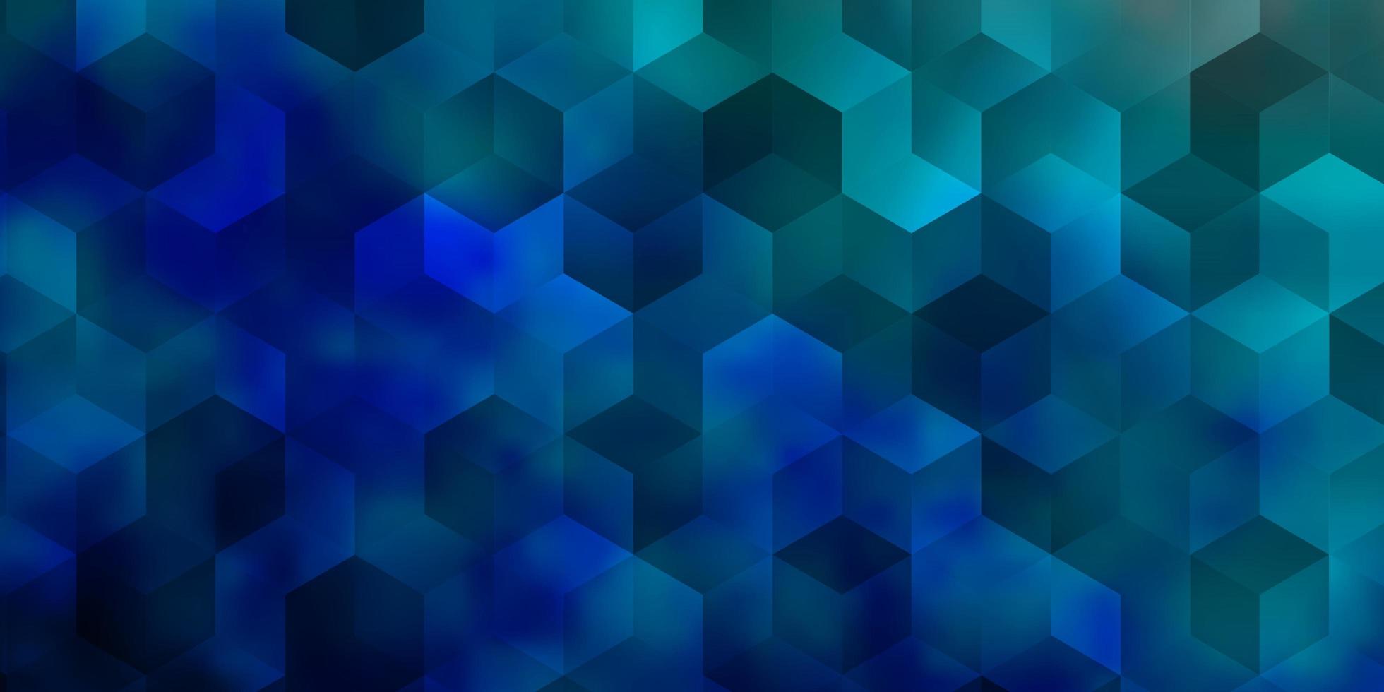 Light BLUE vector backdrop with hexagons.