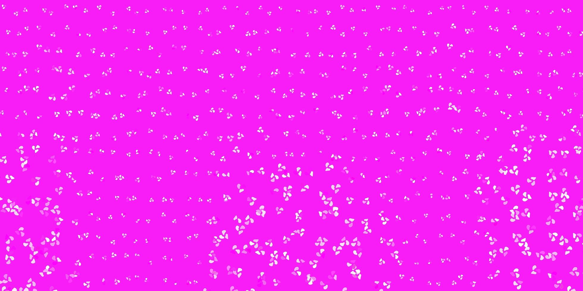 plantilla de vector rosa claro con formas abstractas.