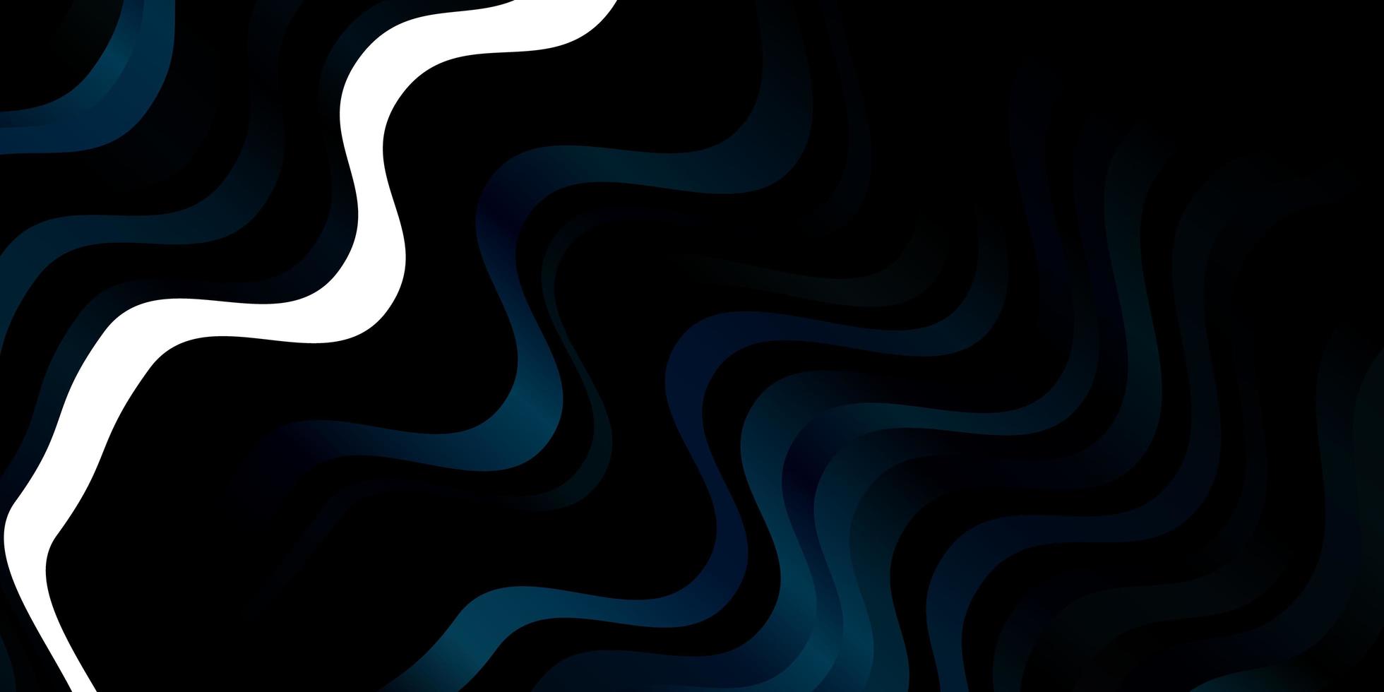 Dark BLUE vector background with curved lines. 3035242 ...