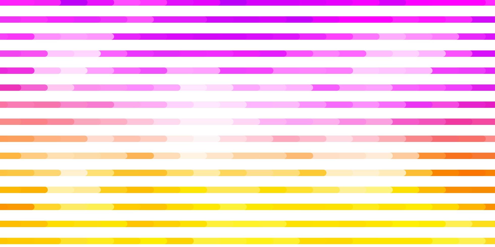 Light Pink, Yellow vector backdrop with lines.