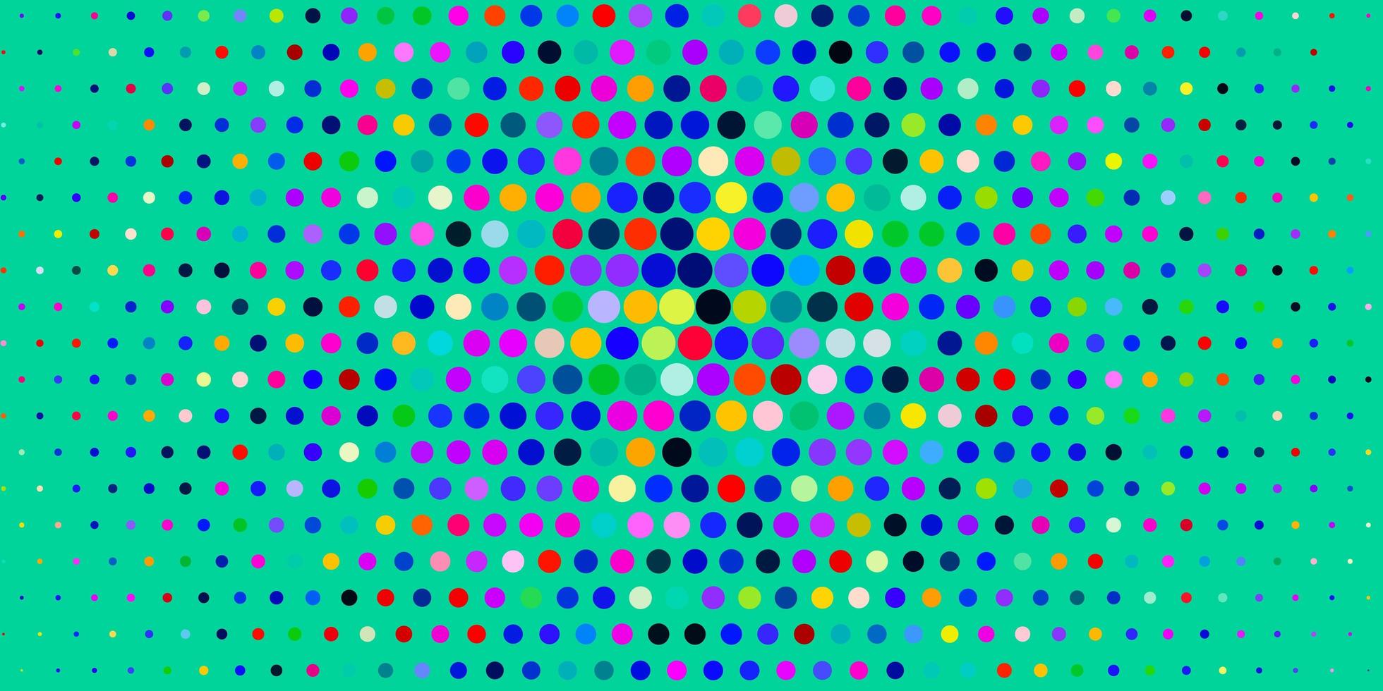 Light Multicolor vector background with spots.