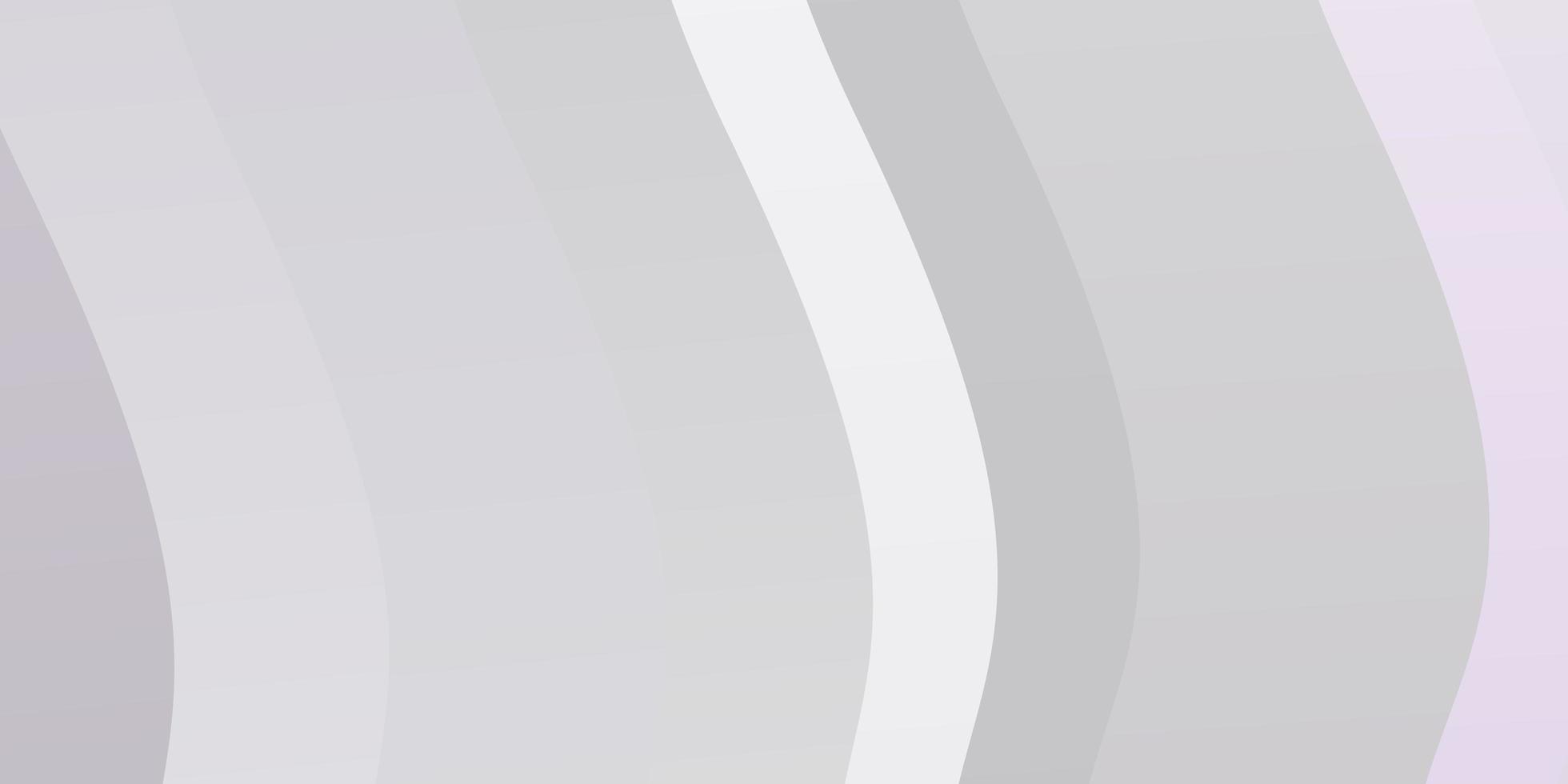 Light Purple vector background with curved lines.