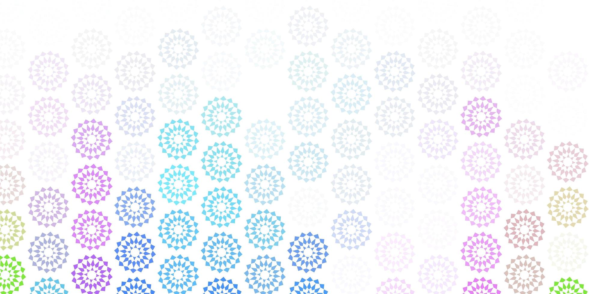 Light blue, red vector natural layout with flowers.