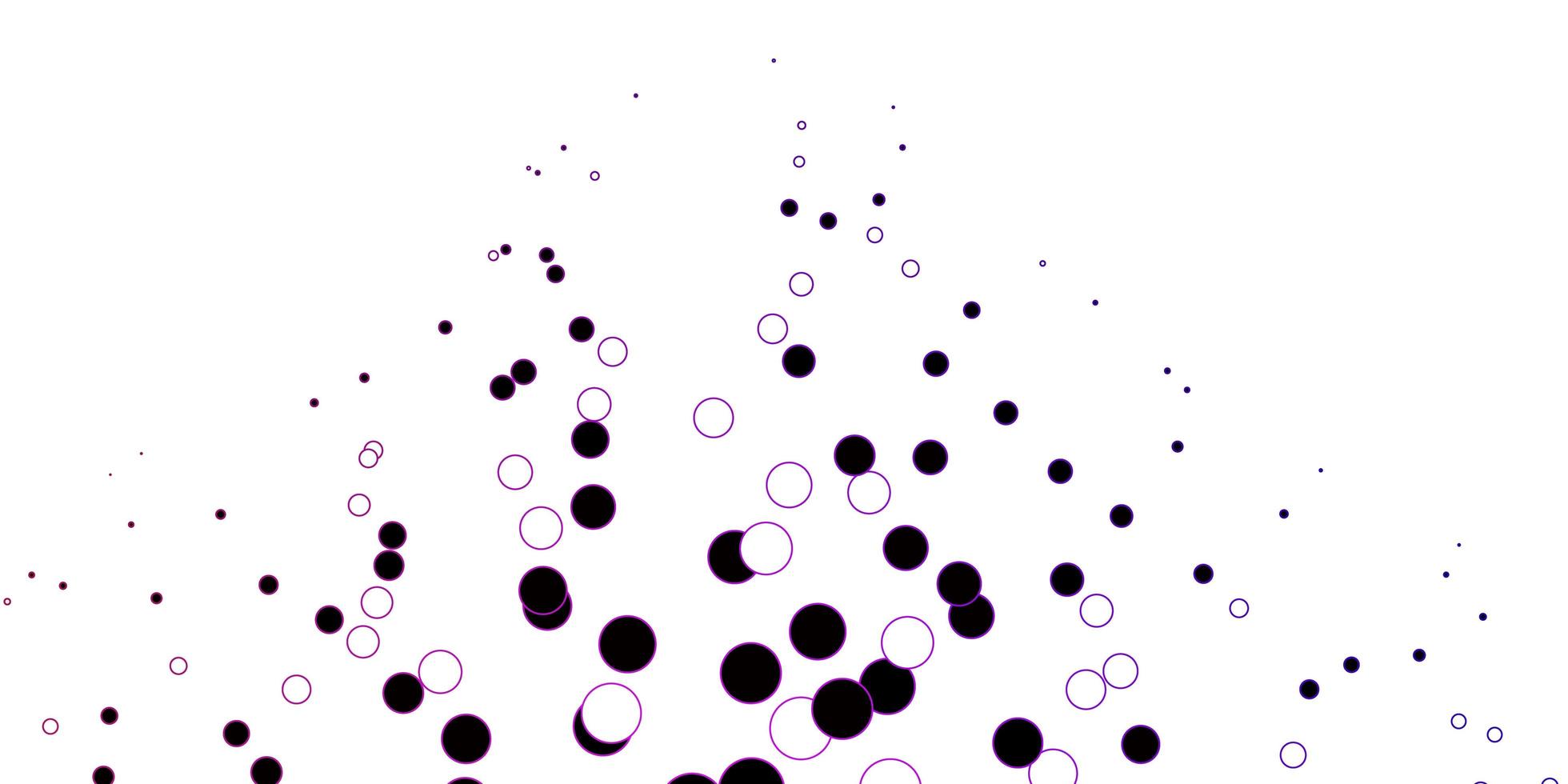 Dark Purple, Pink vector pattern with spheres.