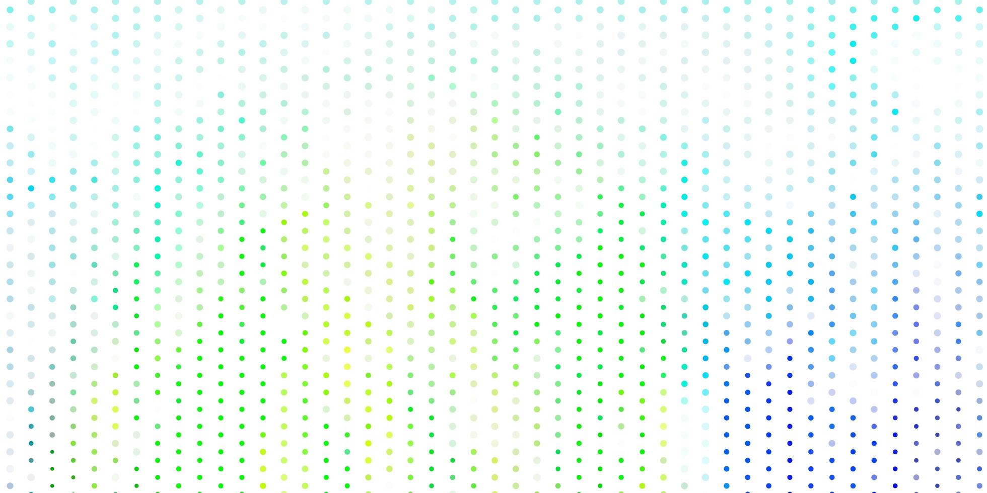 Light blue, green vector backdrop with dots.