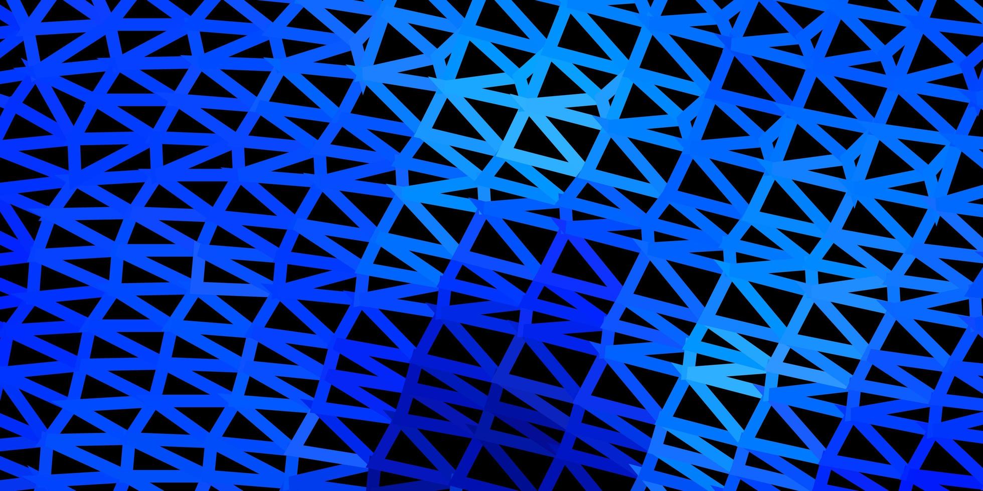 Dark blue vector geometric polygonal wallpaper.