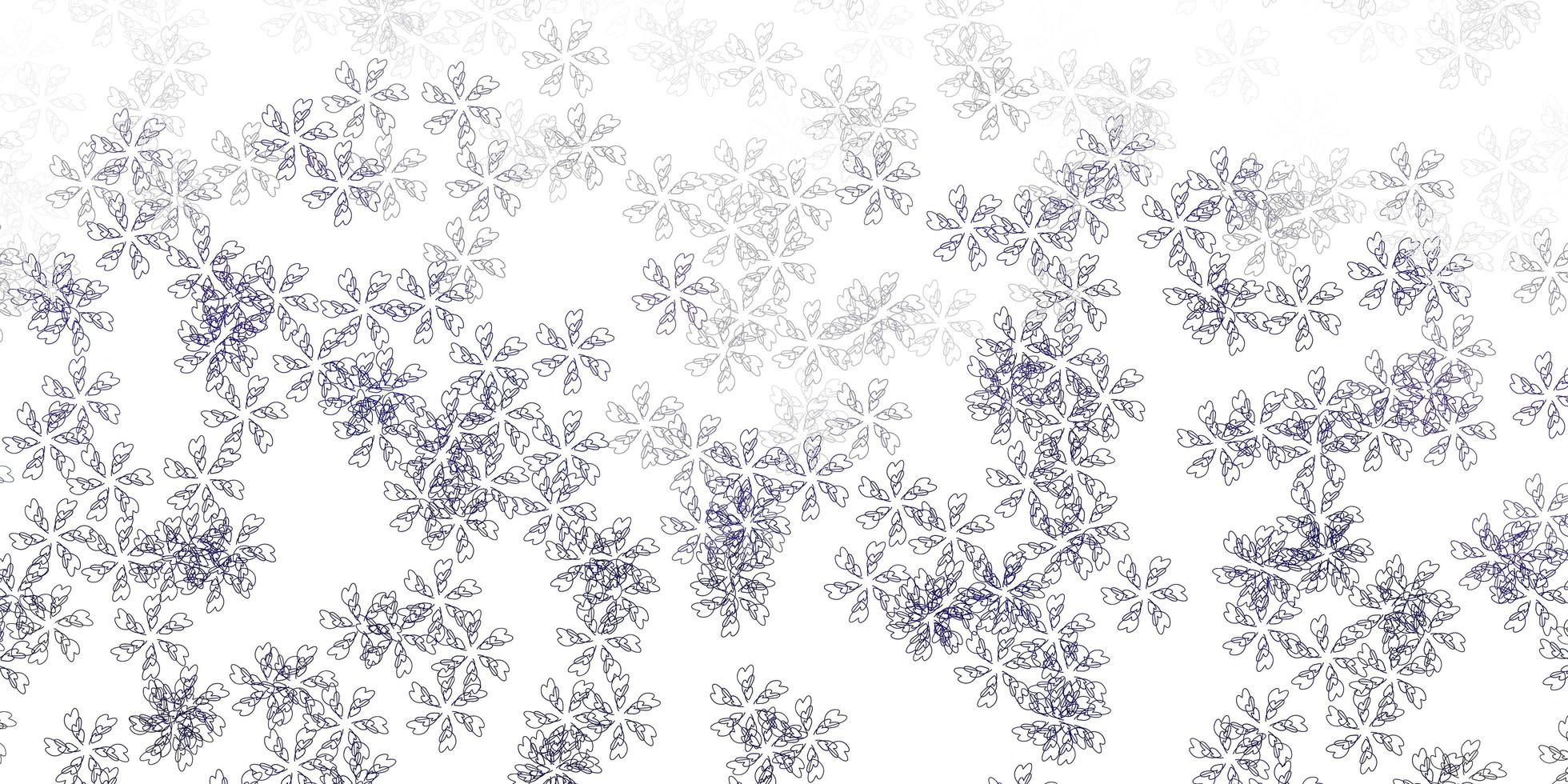 patrón abstracto de vector gris claro con hojas.