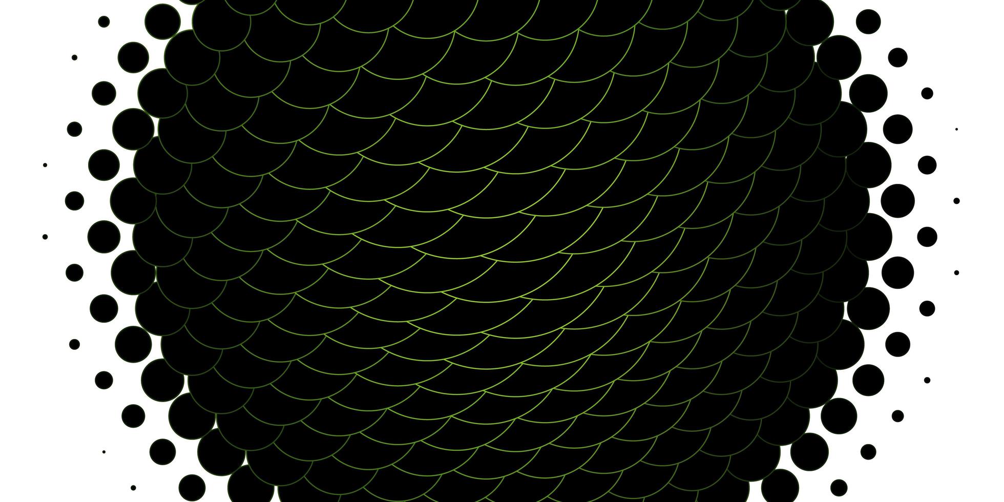 Light Green vector layout with circle shapes.