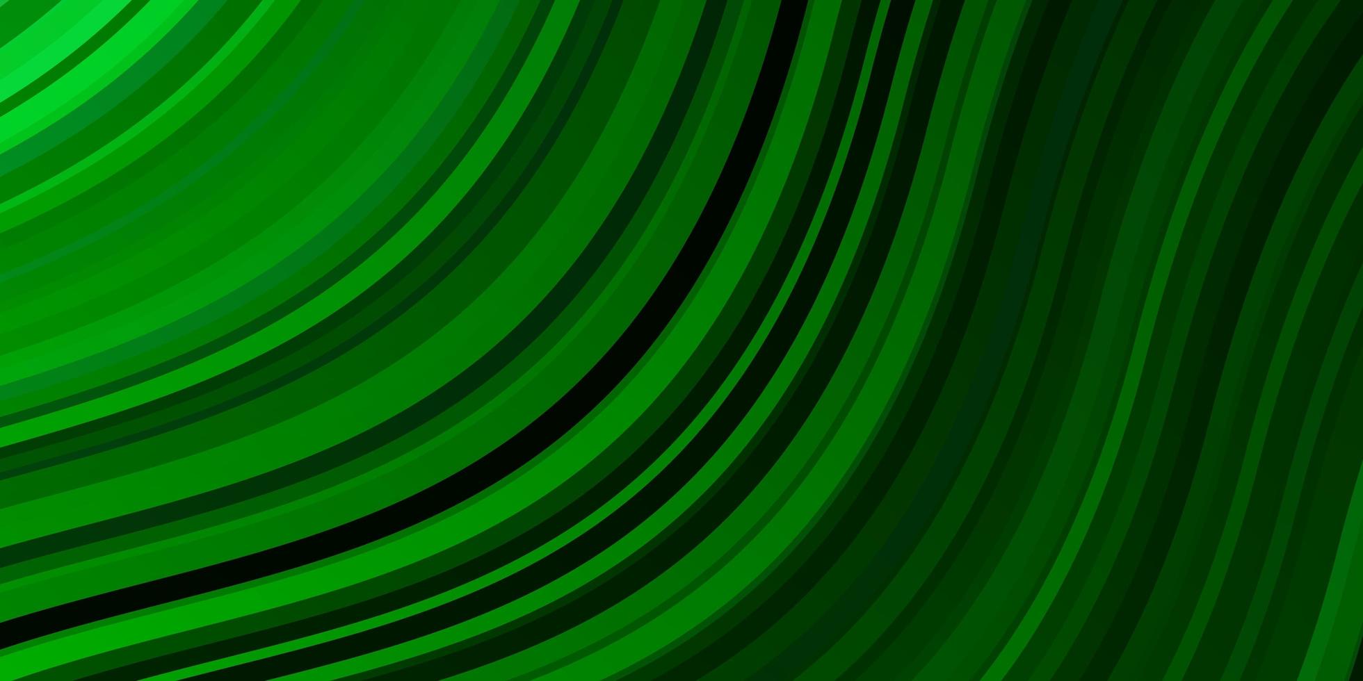 Fondo de vector verde oscuro con arcos.