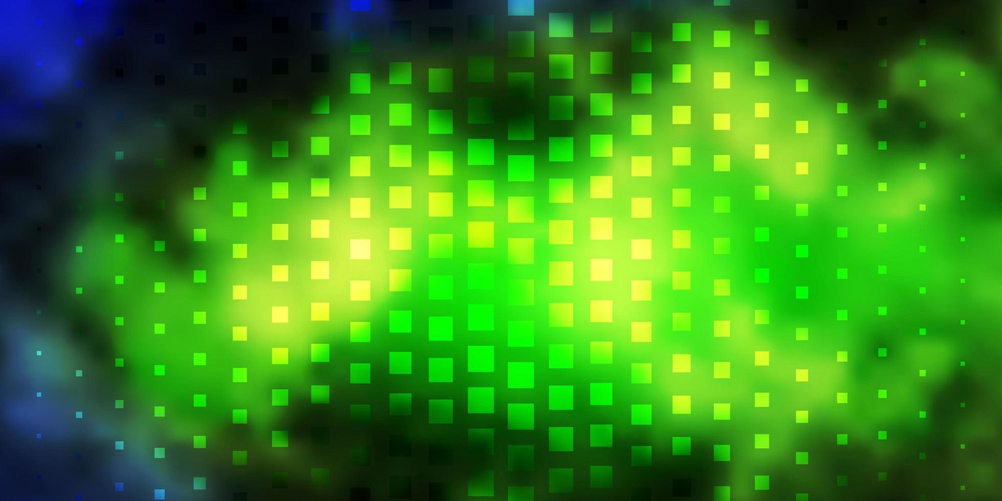 diseño de vector azul claro, verde con líneas, rectángulos.